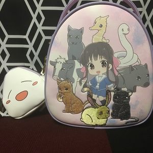 Fruits basket mini backpack with coin purse(Sold)